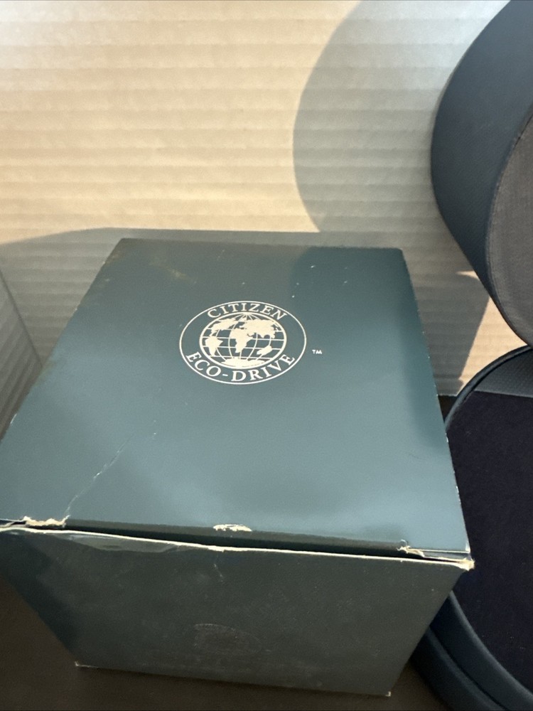 Citizen Eco-Drive Watch Box Display Cylinder Case Outer Box