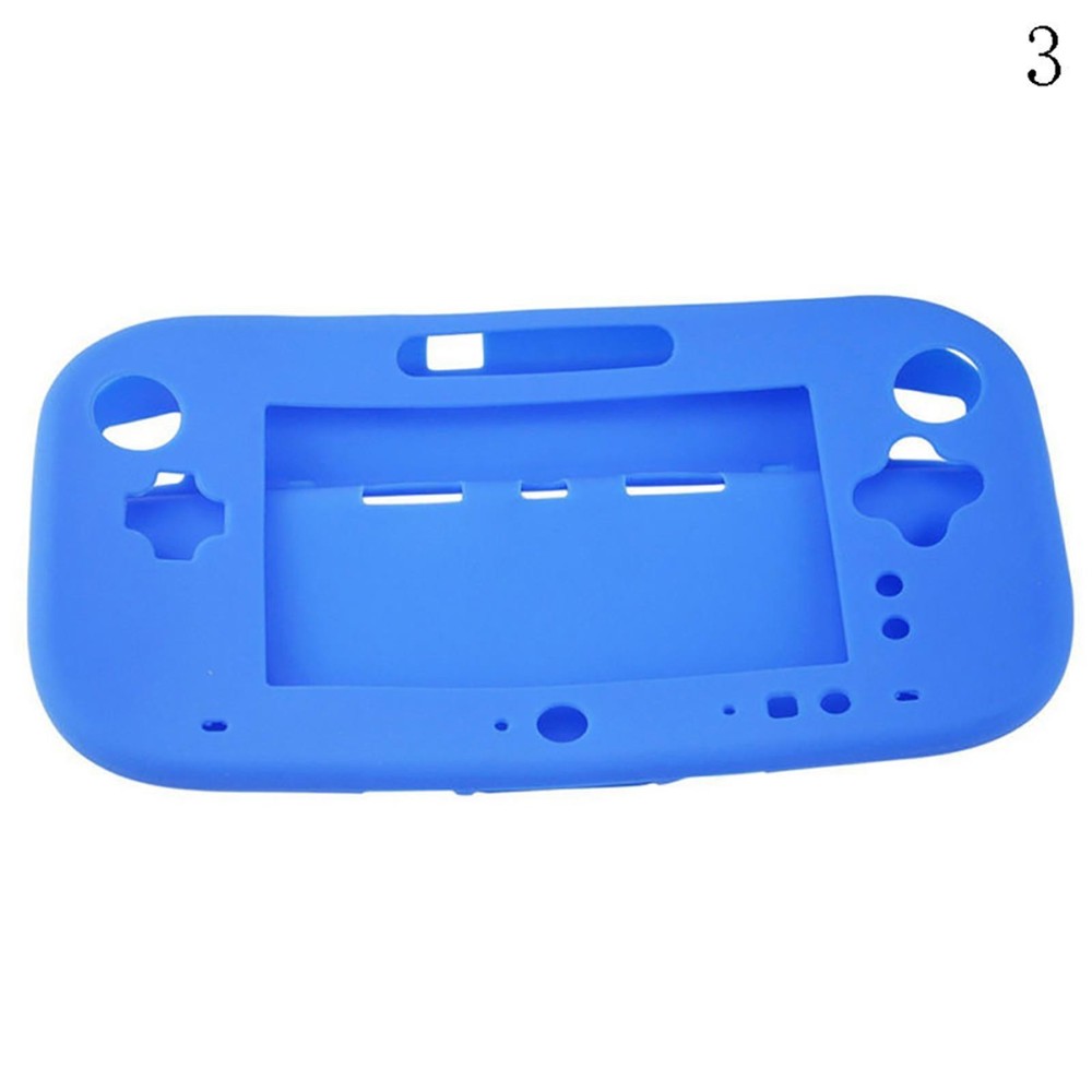 Blue Silicone Cover Protective Case For Wii U Gamepad Wireless Controller ss