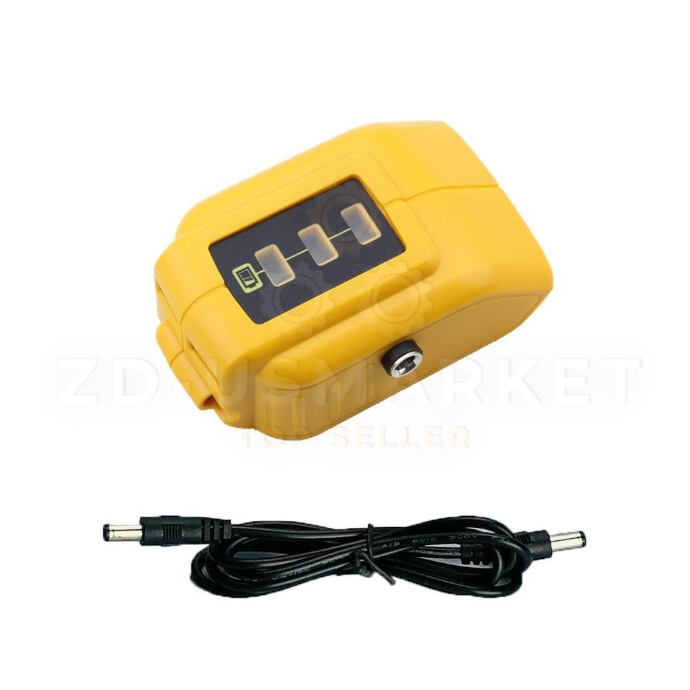 Replacement Dewalt DCB091 12V DC Power Source and Adapter w/ cable US seller