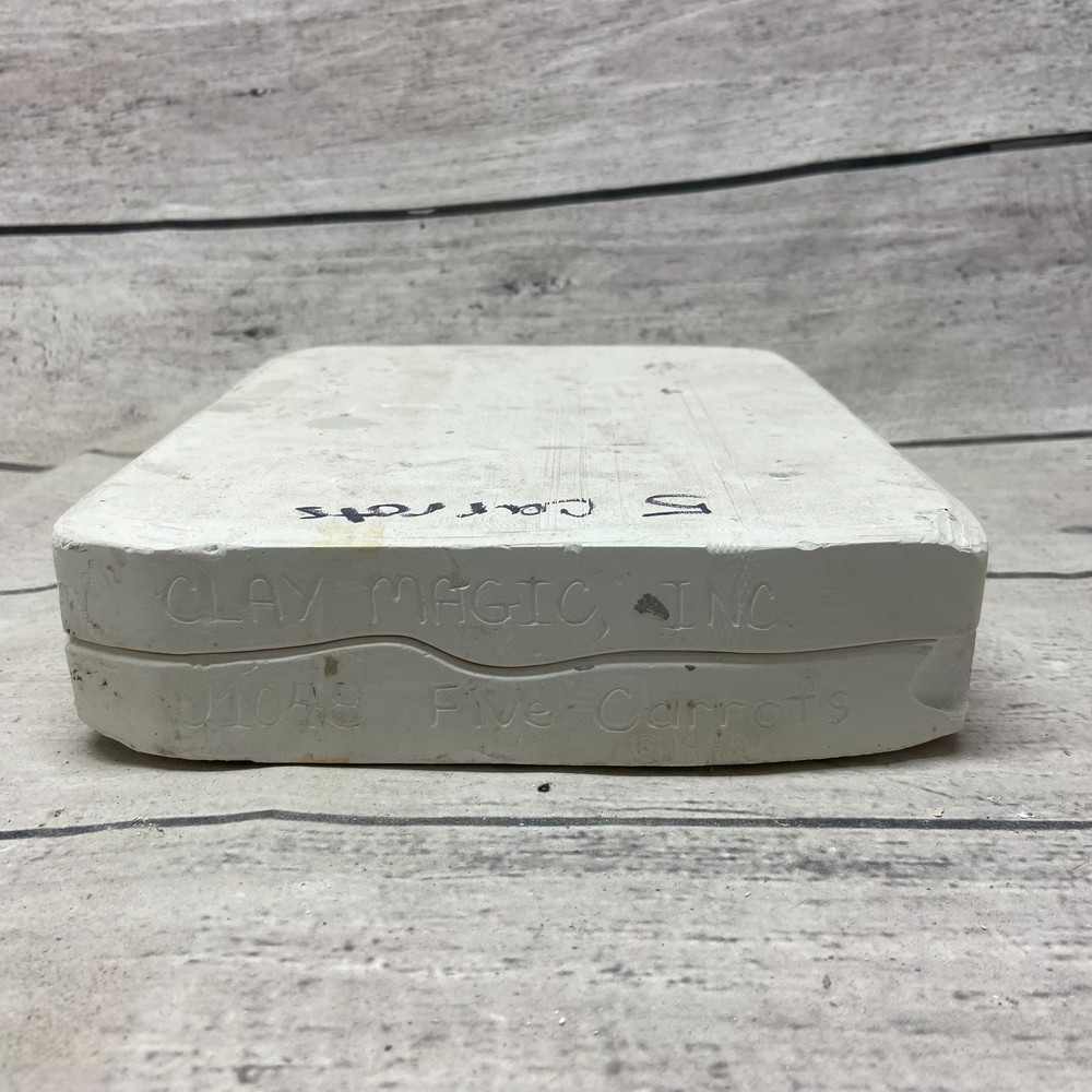 Vintage Clay Magic Ceramic Casting Mold Five Carrots #J1048