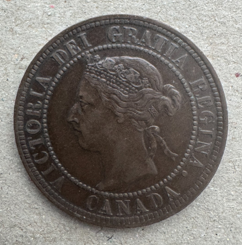 Canada, Cent, 1896, KM#7, Almost Uncirculated