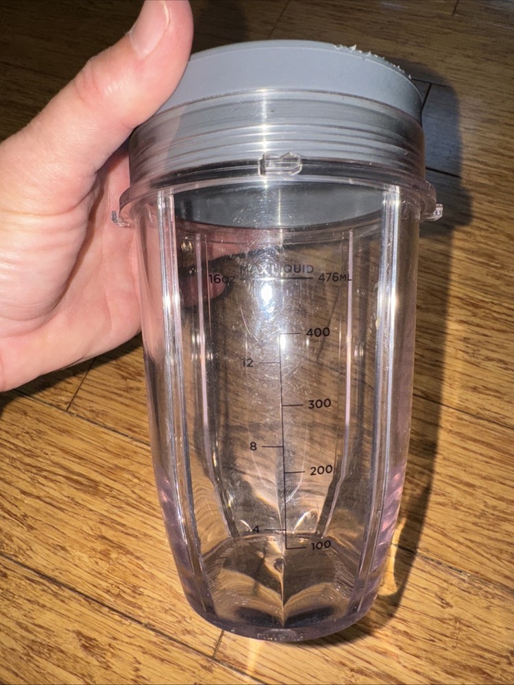 Ninja Blender Cup Single Serve Tritan Bottle Plastic 16 Oz Dishwasher Safe