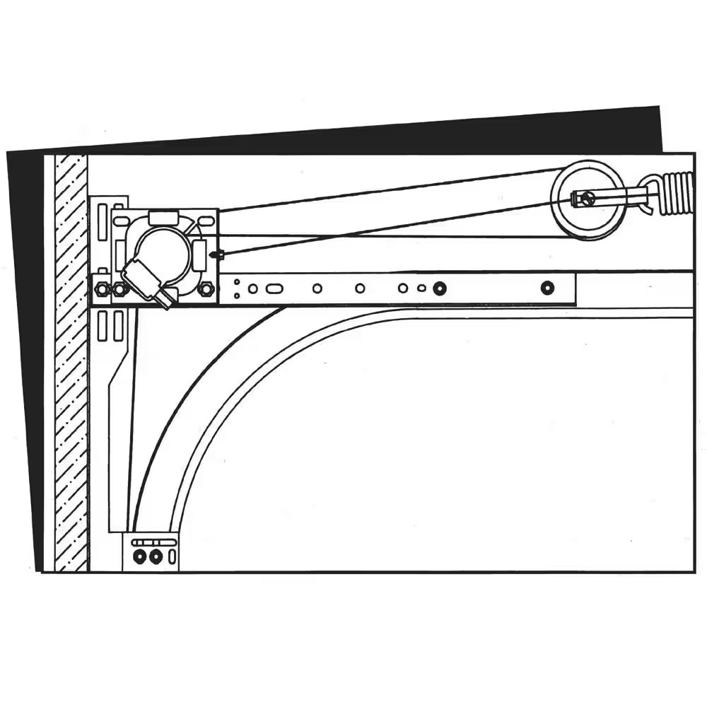 Extension Spring for 130 Lbs. Door 8 Ft. High