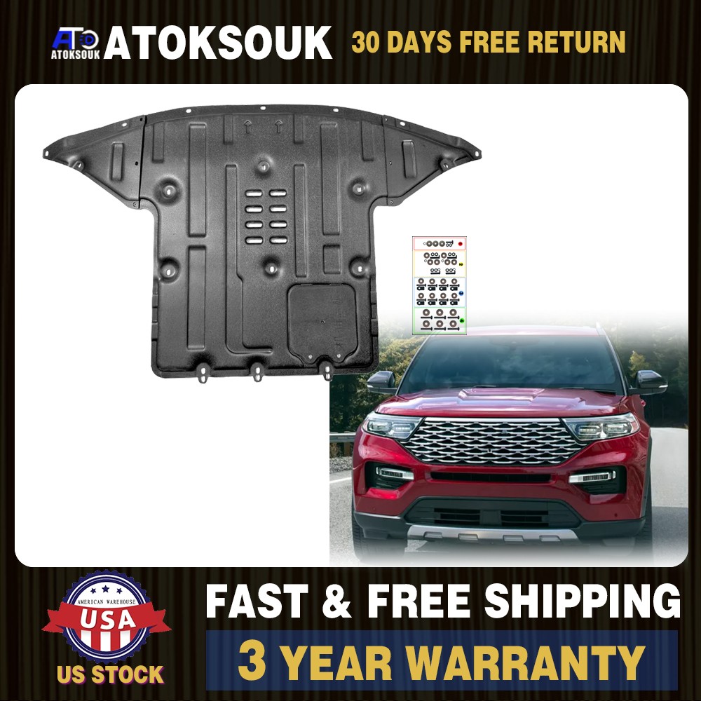 Front Engine Motor Splash Guard For Ford EXPLORER 2020-2024 Engine Shield Board