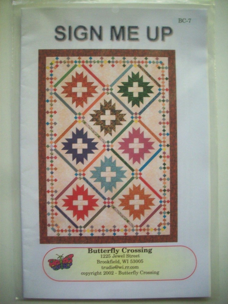 Sign Me Up quilt pattern