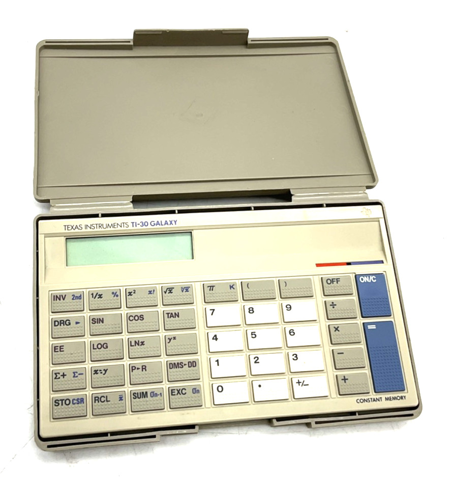Texas Instruments TI-30 Galaxy calculator Vintage