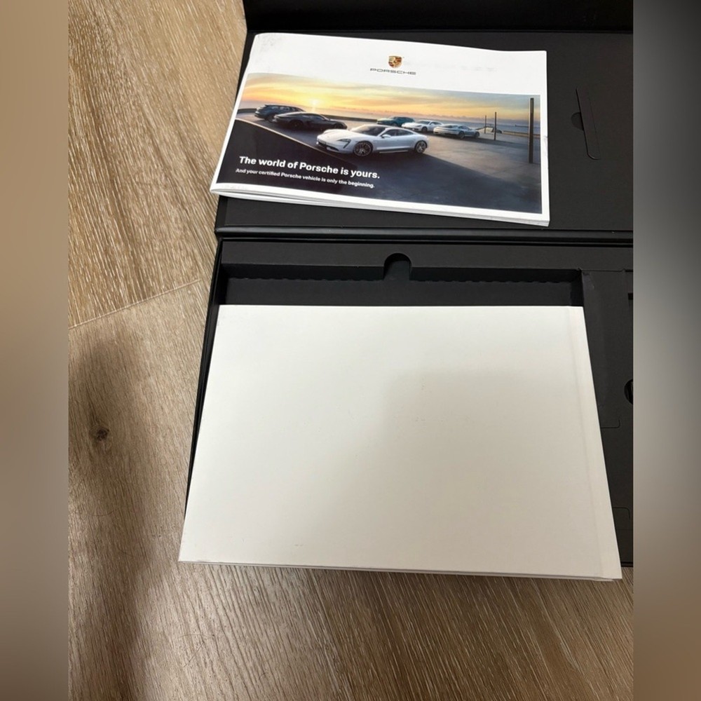 Porsche CPO Presentation Box OEM Documents Booklet