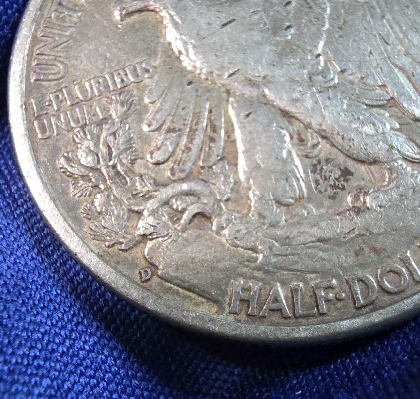 1939-D Walking Liberty Half Dollar 90% Silver Denver Mint –