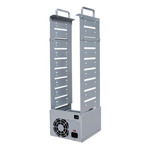 Naked Case 9 Bay ( 7 Burner ) SATA CD DVD Duplicator Enclosure Case Replicator