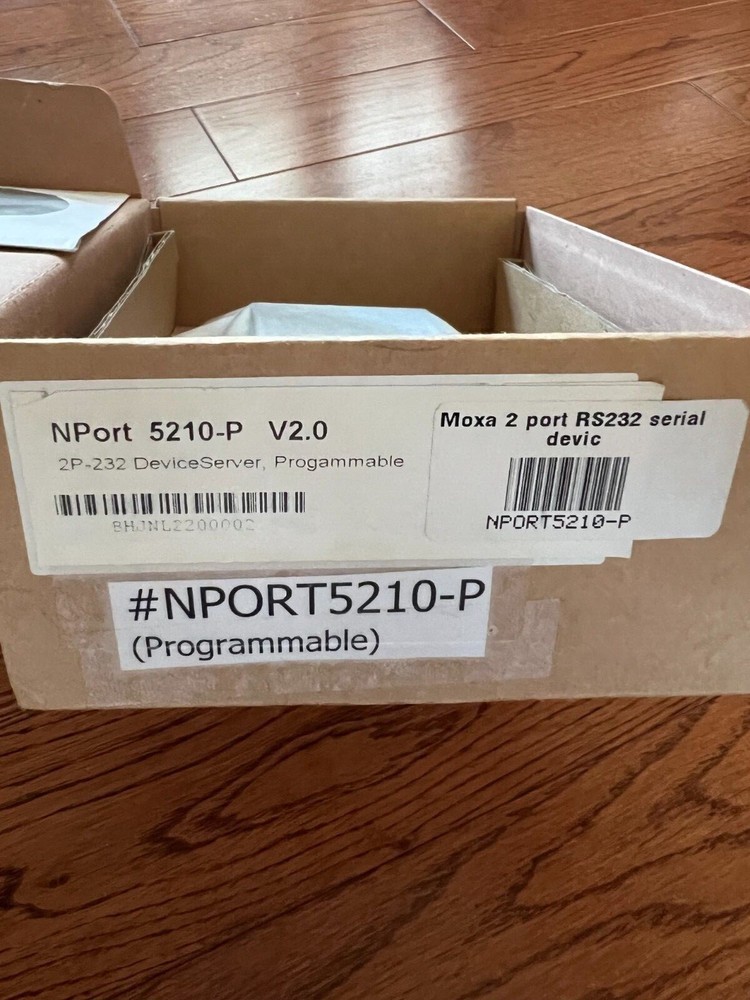 MOXA NPort 5210-P Programmable Communication Gateway 2 Ports device Server 