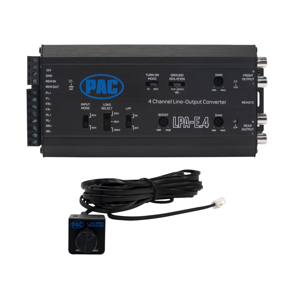 PAC Amplifier Integration Solution for 2008-2021 Honda & Acura LPHHD03+LPA-E.4