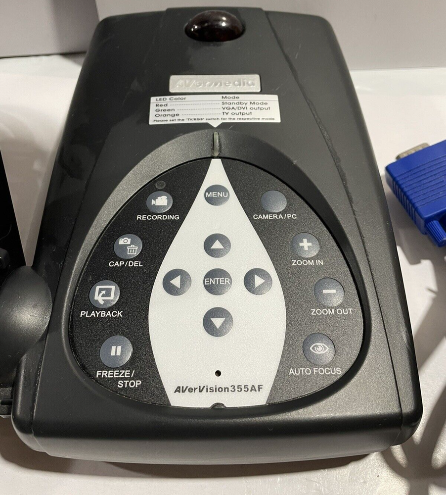 Avervision 355AF Portable Document Camera Document Camera 12V Classroom Business