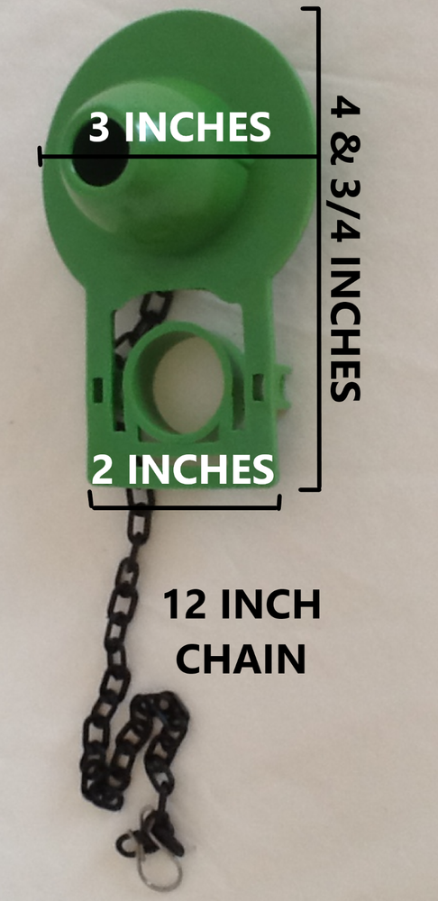 2 in Flapper, Solid Silicone w/Buoy so Flapper Stays up Longer to Flush Better
