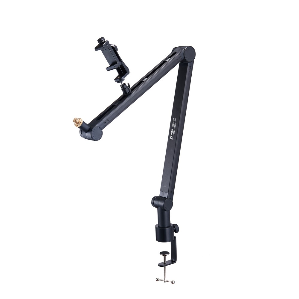 VEVOR Microphone Boom Arm with Desk Mount 360° Rotatable Adjustable Mic Stand