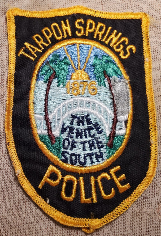 FL Tarpon Springs Florida Police Shoulder Patch