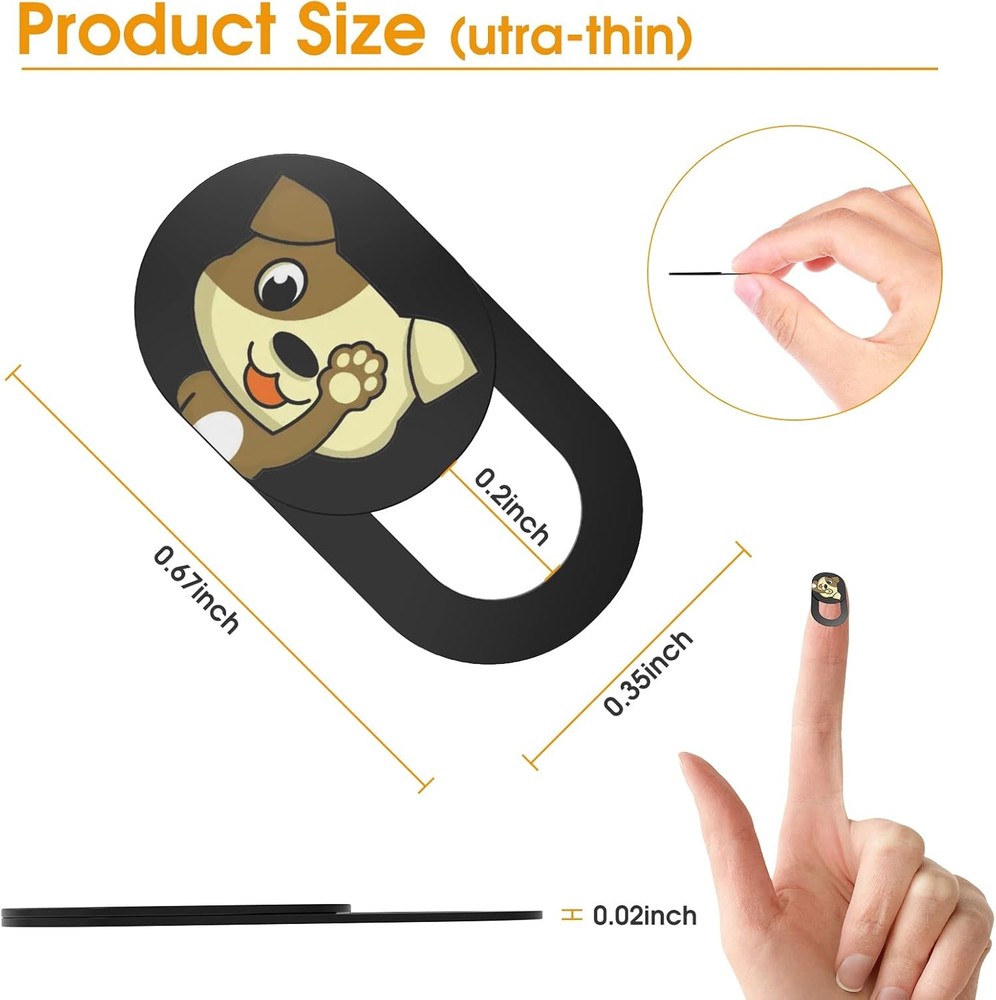 Laptop Webcam Privacy Cover Slide 6 Pack