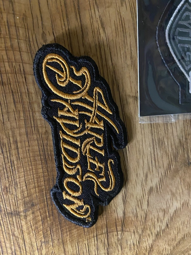 Lot Of 3 Small Harley Davidson Patches Eagle Shield Script