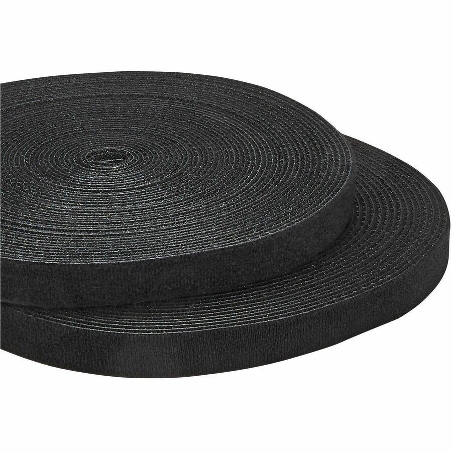 StarTech HKLP100 100ft Hook-and-Loop Cable Tie Black