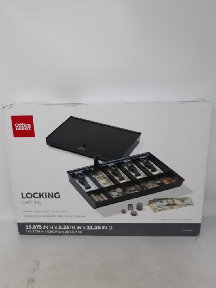Office Depot Locking Cash Tray