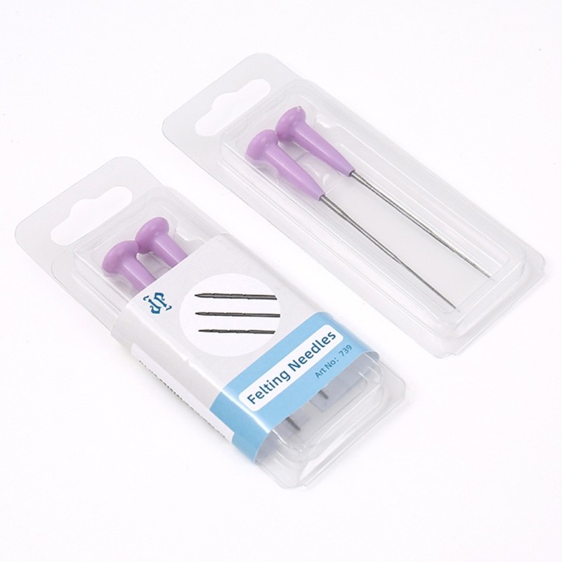 Felting Needle with Ergonomic Grip for Beginner Wool Felting Project