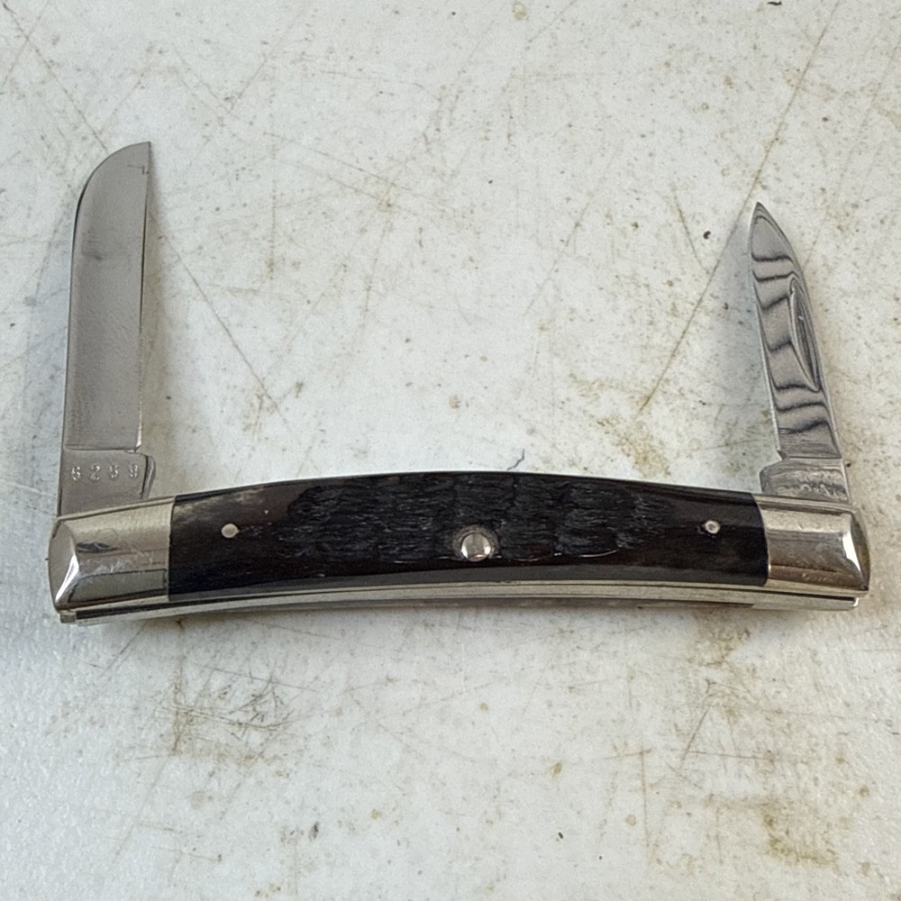 Case Xx 6269 3 DOT SMALL CONGRESS 2 BLADE KNIFE BONE NEVER SHARPENED