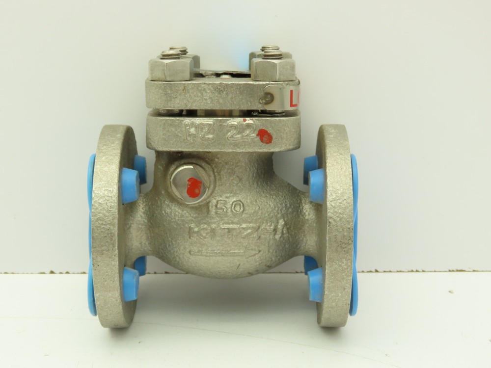 Kitz 150UOCM Swing Check Valve 1/2" Flanged CF8M/SCS14 Stainless Class 150