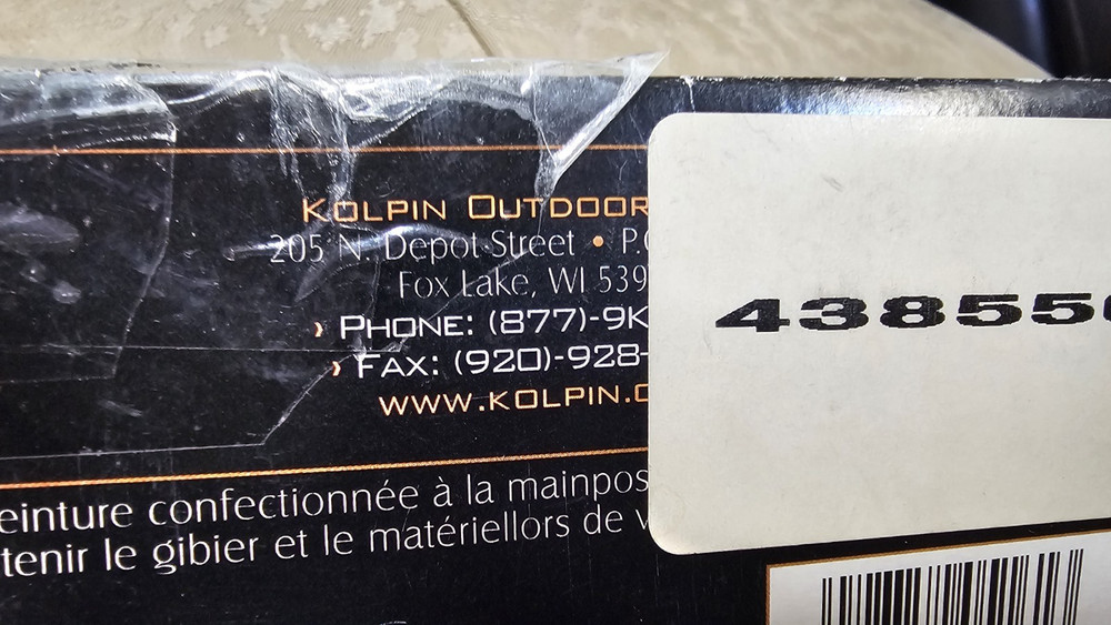 Koplin Outdoors Dove Hunters Belt Final Approach New