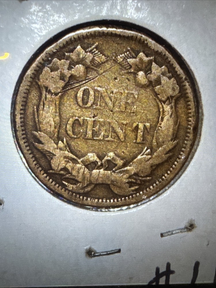 185 Fly Eagle Small Cent Error With Missing Letter In Date