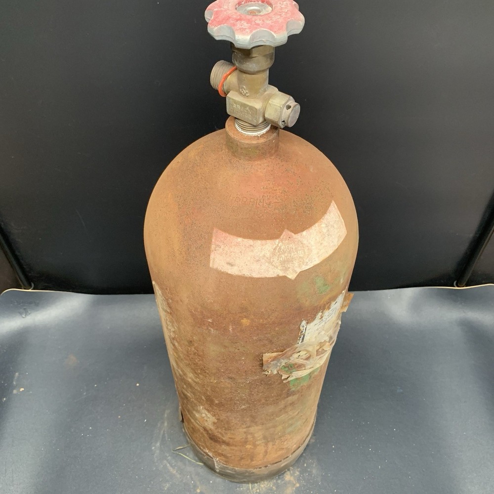 20 LB Steel CO2 Cylinder Tank Beverage Soda Beer Empty Bottle Untested.