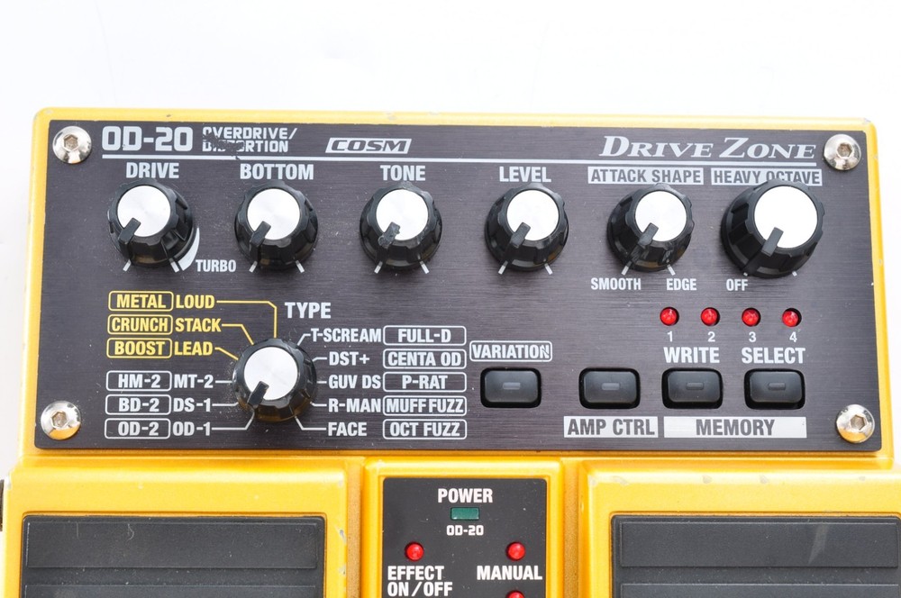 Boss OD-20 Overdrive Distortion 2006 Working BV11980