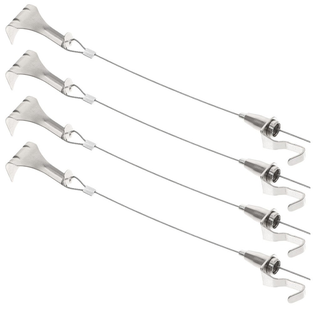 4 Sets Heavy Duty Picture Frame Hanging Rope With Hook For Office Use