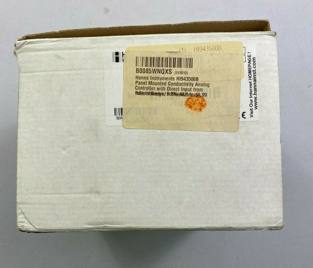 Hanna Instruments HI943500B Panel Mounted Conductivity Analog Controller NEW