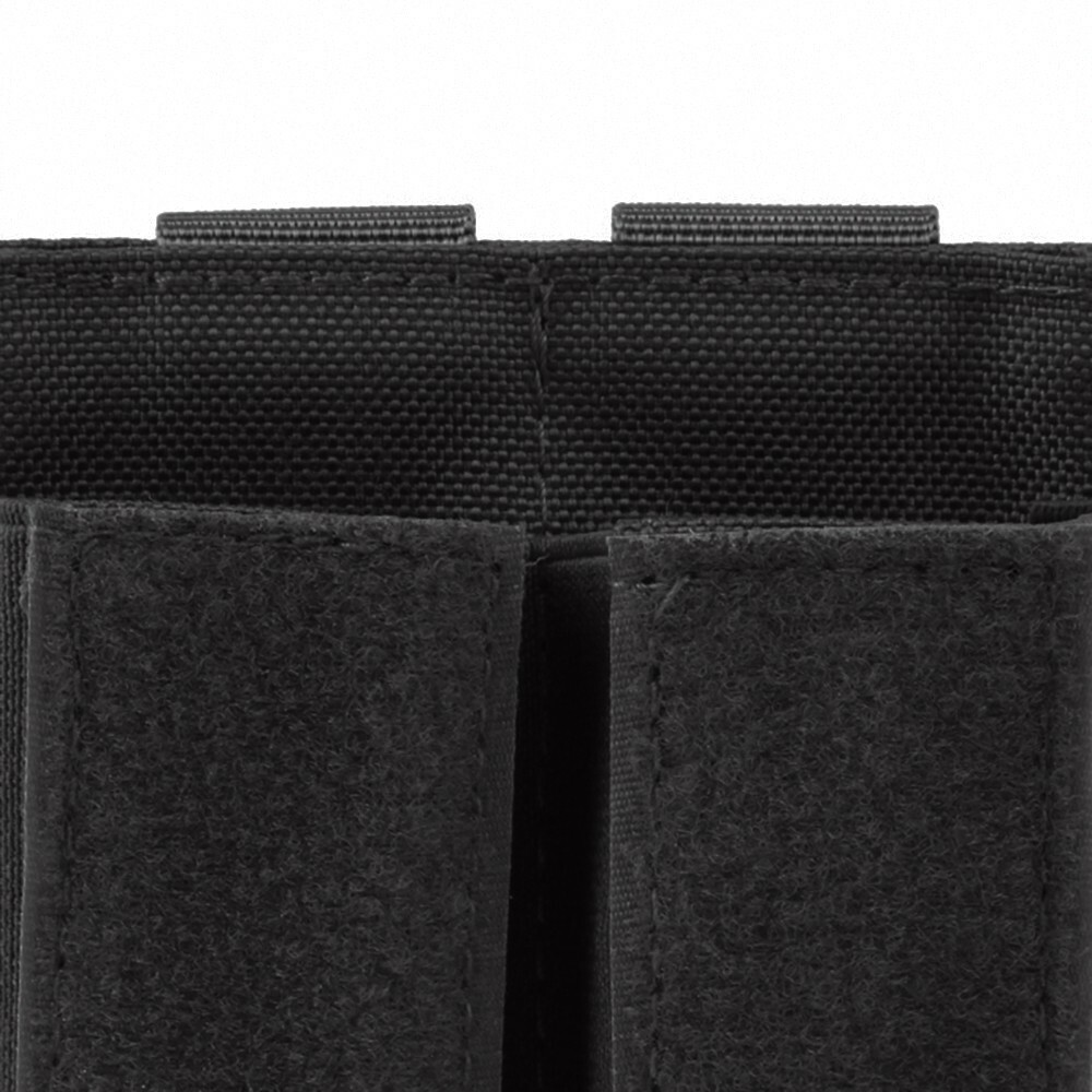 Tactical Molle Double Pistol Magazine Pouch Open-top with Hook Loop Panel Holder