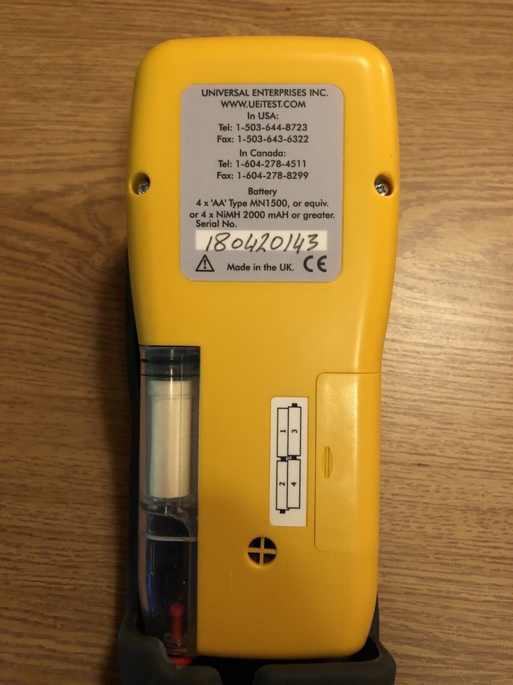 UEI TEST INSTRUMENTS C165 COMBUSTION ANALYZER KIT