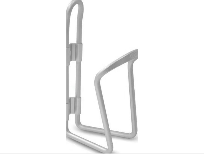 Delta Alloy Water Bottle Cage, Anodized Silver