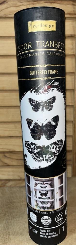Re-Design with Prima Transfer - Butterfly Frame