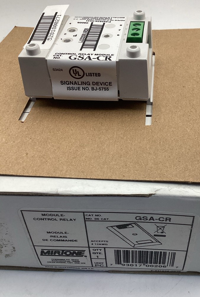 MIRTONE GSA-CR MODULE CONTROL RELAY⚪️