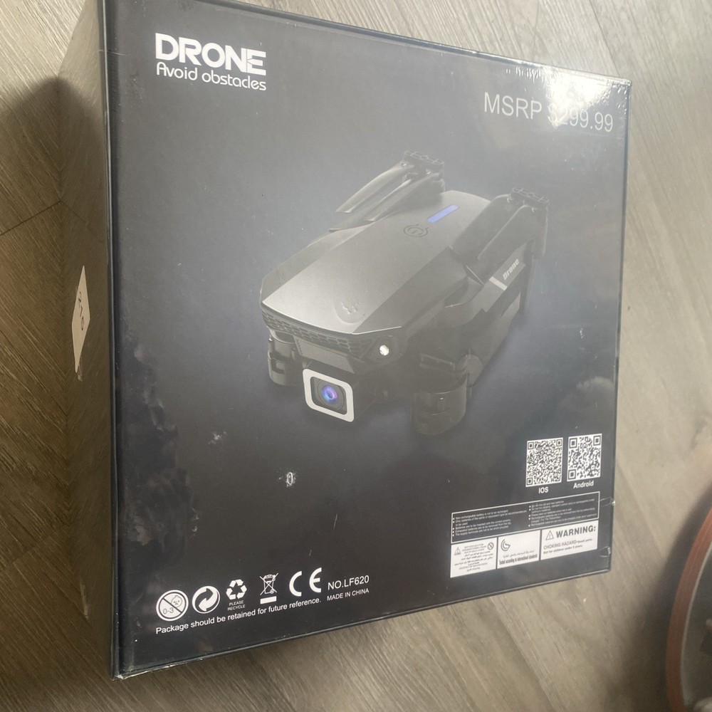 New Black Foldable Yomi Drone Avoid Obstacles SMS 4k HD Camera Ready to Fly