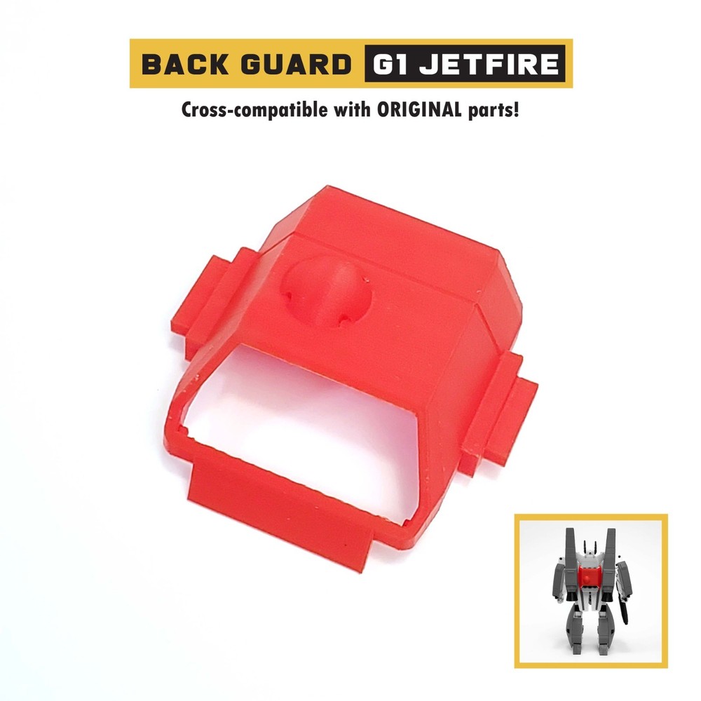 Replacement Back Guard Armor Part for G1 Jetfire | 3D Printed
