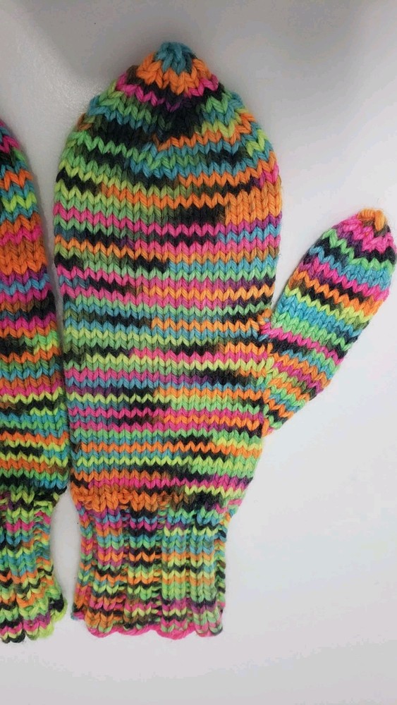 Mitts Hand Made Colourful