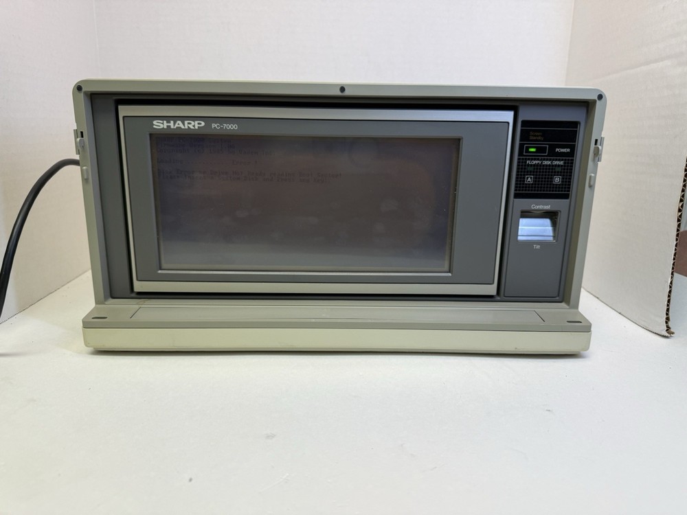 Sharp PC-7000 Vintage Personal Computer for Repair