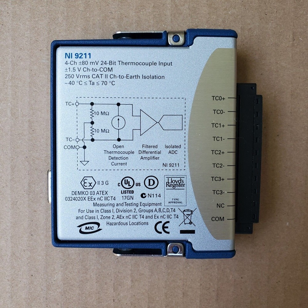 USED National Instruments NI-9211 cDAQ Temperature Thermocouple Input Module