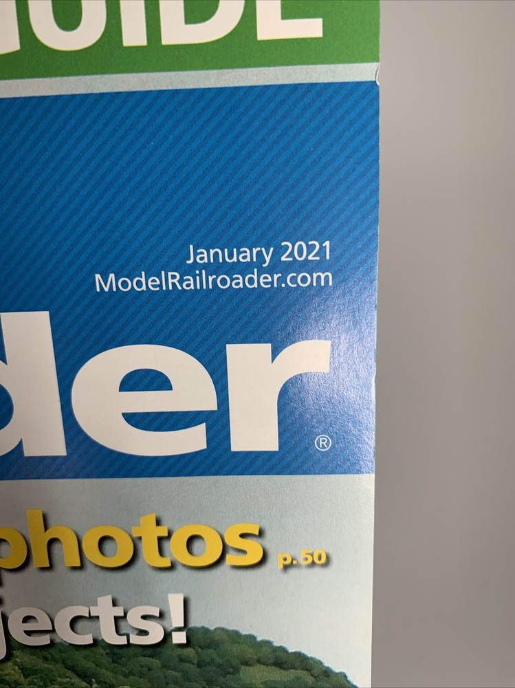 Model Railroader Magazine, January 2021 Issue NEW