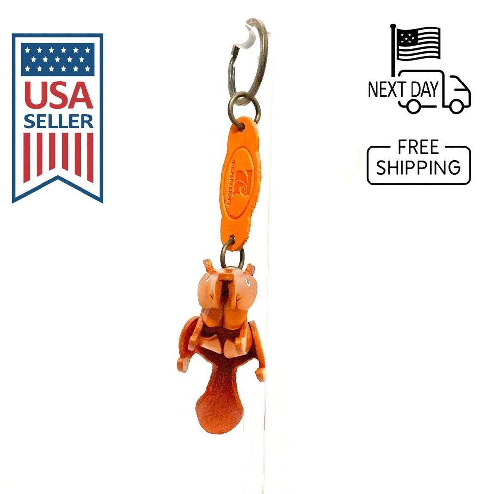 Beaver Handmade Leather Keyring