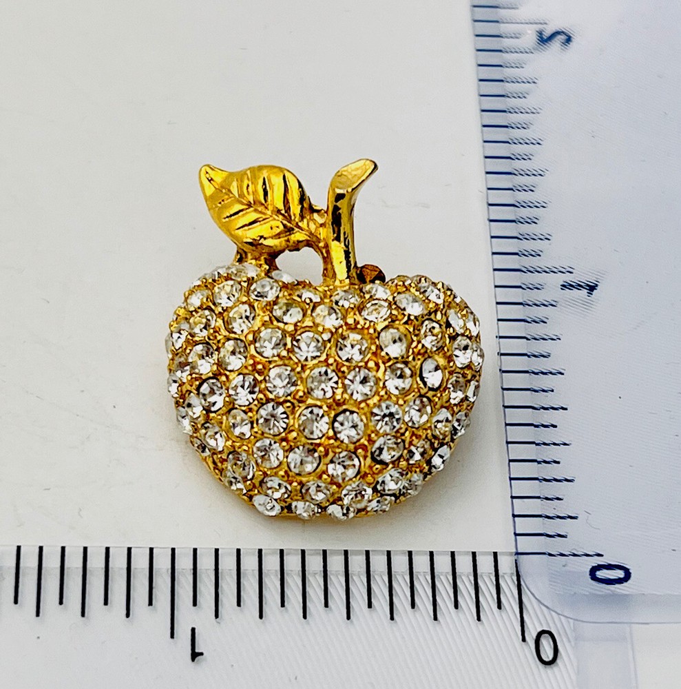 70 Crystal Apple Pin/Brooch