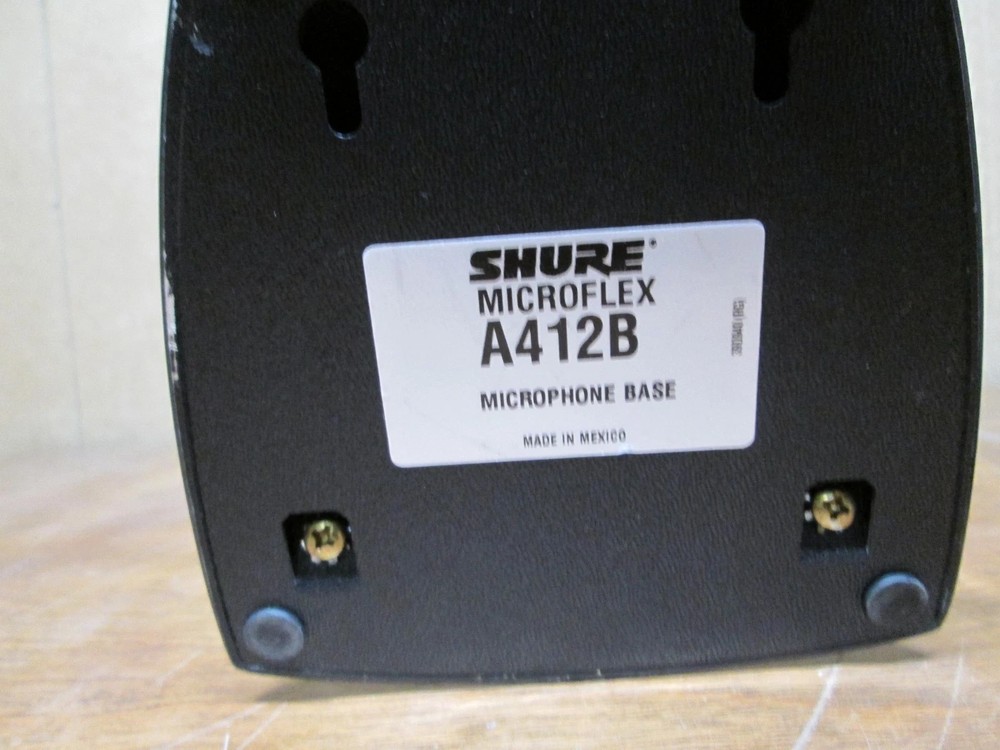 Shure A412B Desktop Base for MicroFlex Gooseneck Microphones