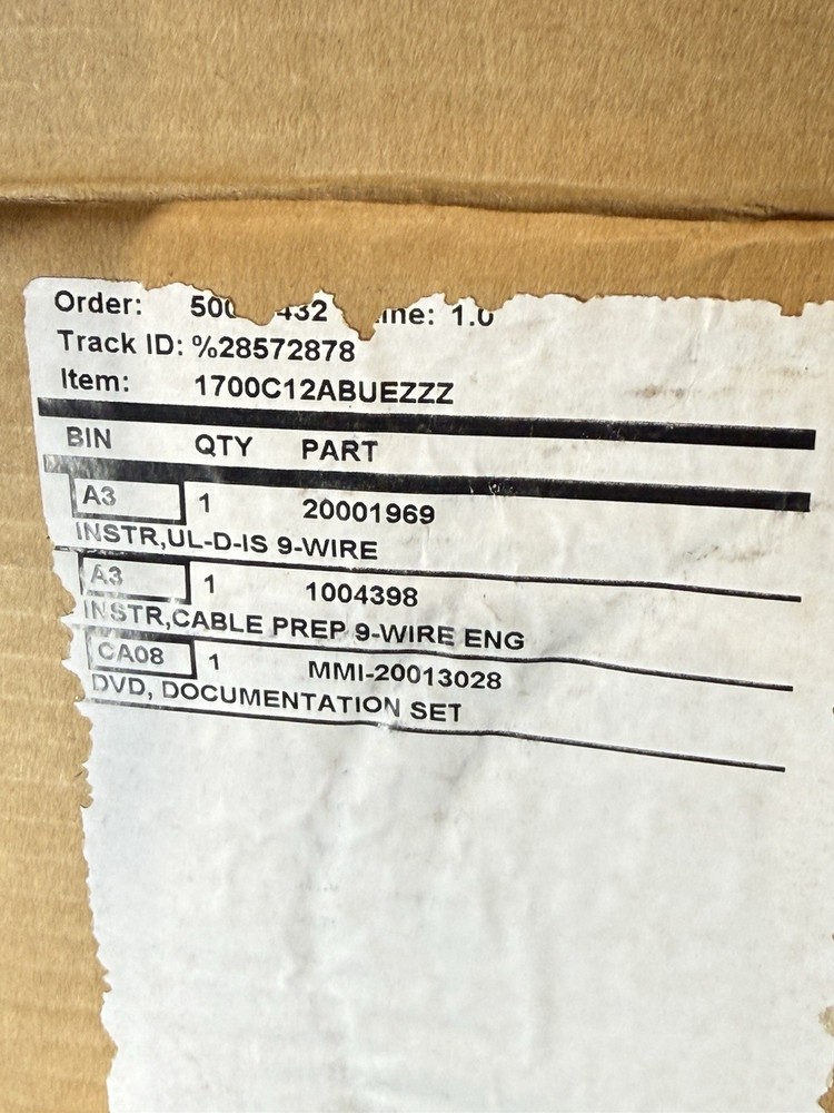 Emerson Micro Motion Flowmeter Cable Prep Kit 0279109 9-Wire MVD New