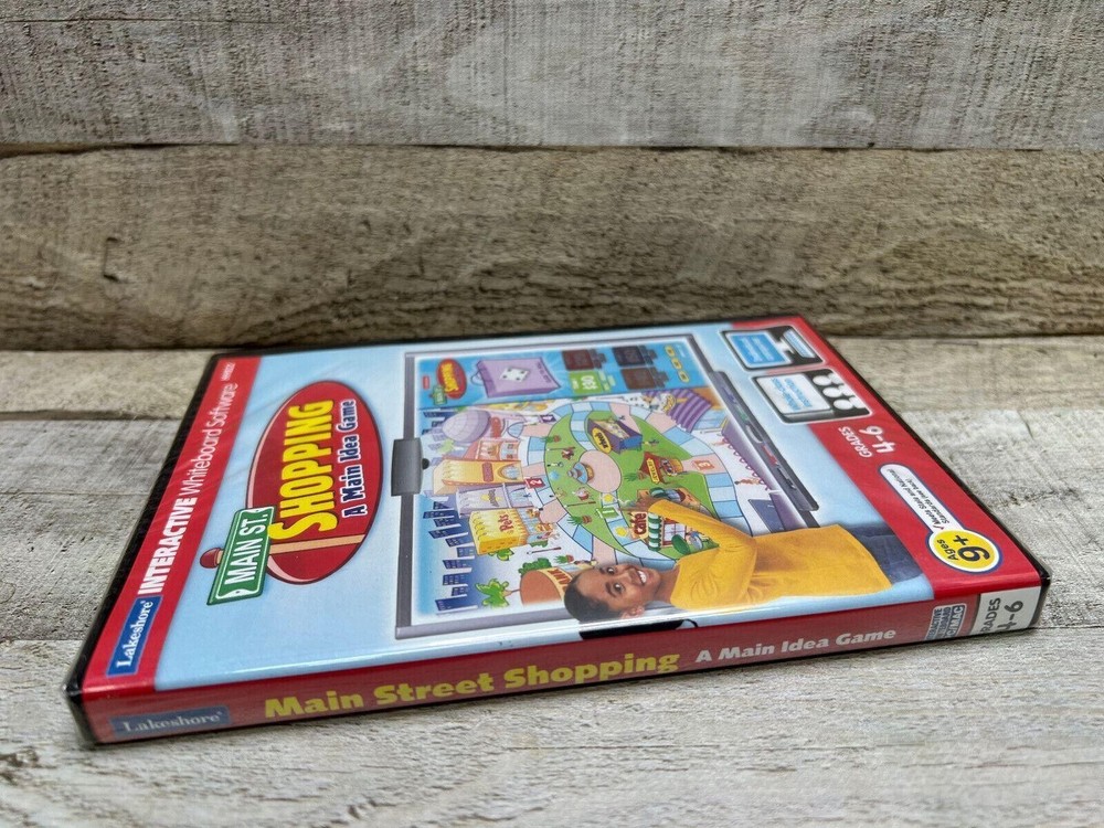 Main St. Shopping Lakeshore Interactive Whiteboard Software Grade 4-6 HH822 Math