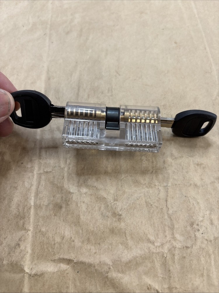 Lucite Cylinder Deadbolt Training Lock
