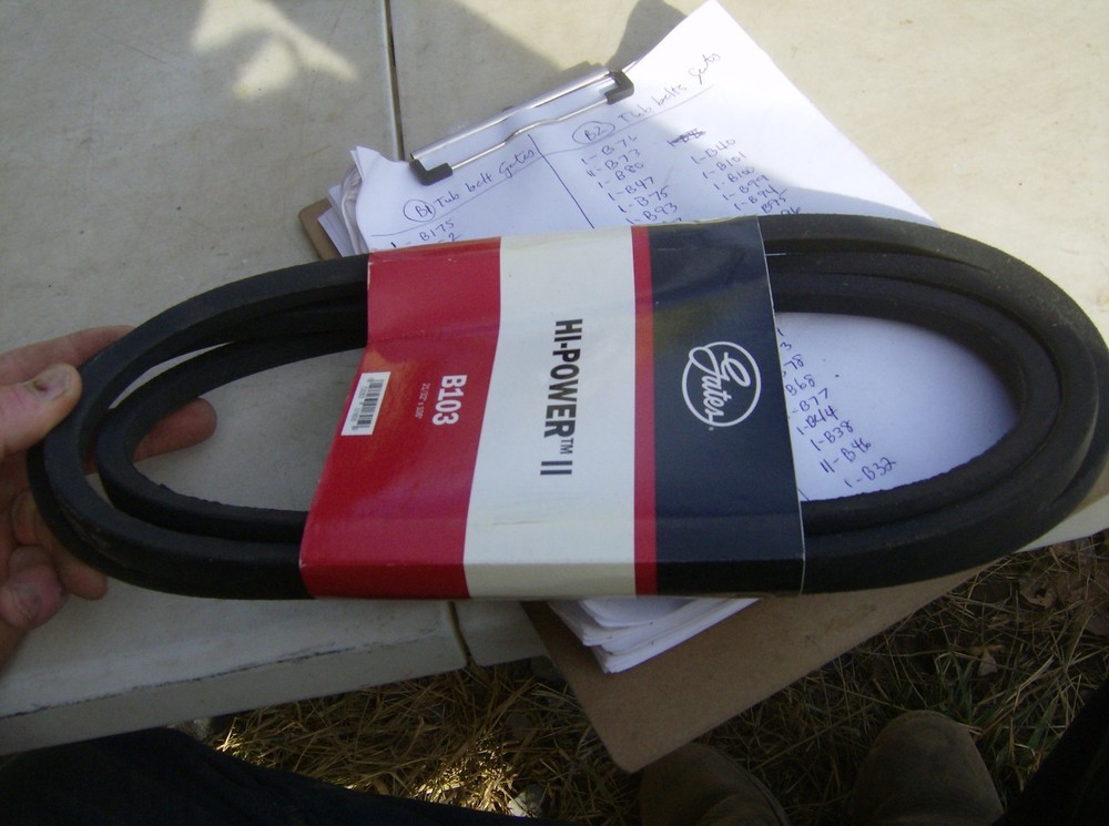 GATES HI POWER B103 DRIVE BELT